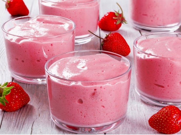 mousse-de-fresa-saludable