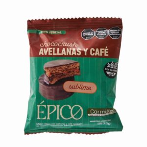 Epico Alfajor Chococrush Avellanas y Cafe